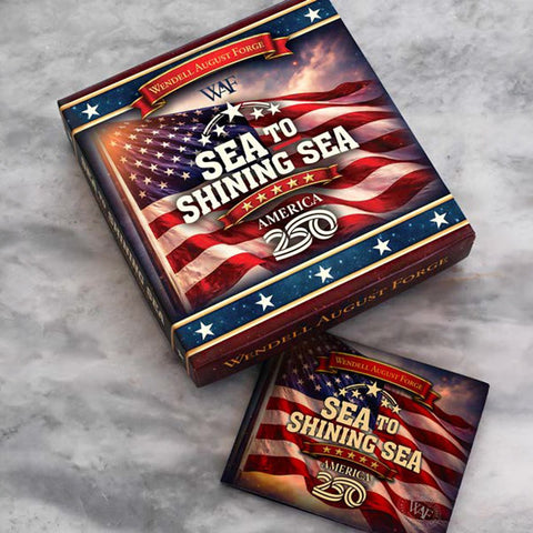 America250 Sea to Shining Sea Commemorative Ornament (Bronze and Crystals) - YinzerShop