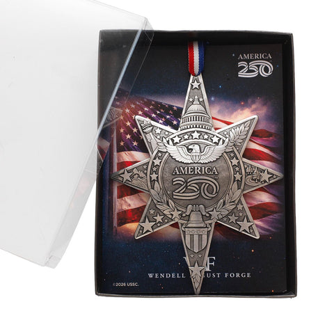 America250 Sea to Shining Sea Commemorative Star Ornament (Aluminum) - YinzerShop