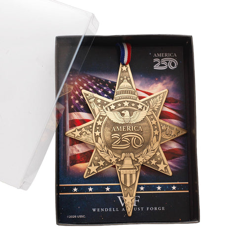 America250 Sea to Shining Sea Commemorative Star Ornament (Bronze) - YinzerShop