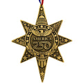 America250 Sea to Shining Sea Commemorative Star Ornament (Bronze) - YinzerShop