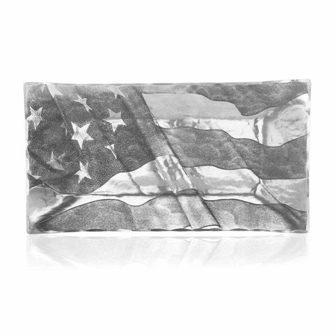American Flag Server | Small Horizon Serving Tray by Wendell August Forge Tray - YinzerShop