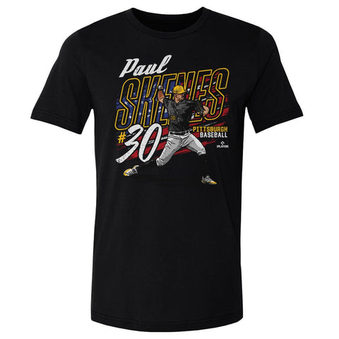 American Flag T-Shirt – Paul Skenes Pittsburgh Crewneck Cotton Tee Lightweight Men's Cotton T-Shirt - YinzerShop