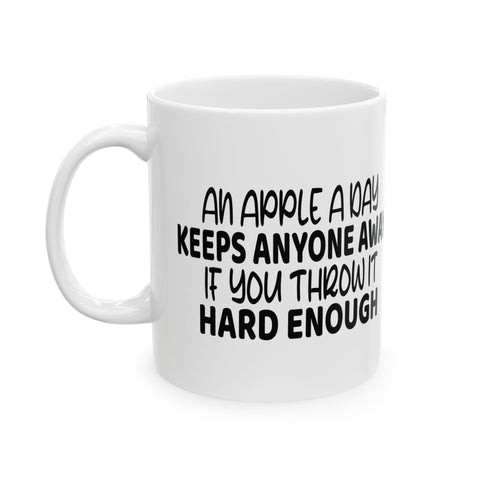 An Apple a Day (Pittsburgh Sarcasm Series) - Coffee Mugs (11oz, 15oz) Mug - YinzerShop