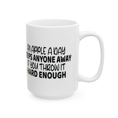 An Apple a Day (Pittsburgh Sarcasm Series) - Coffee Mugs (11oz, 15oz) Mug - YinzerShop