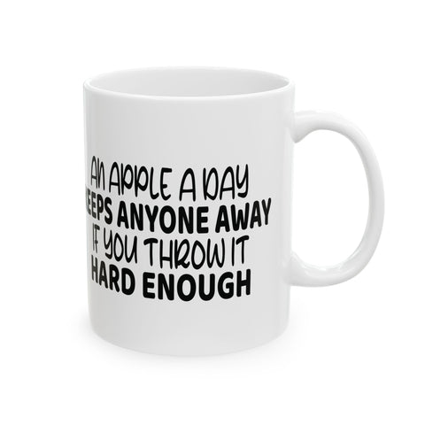 An Apple a Day (Pittsburgh Sarcasm Series) - Coffee Mugs (11oz, 15oz) Mug - YinzerShop