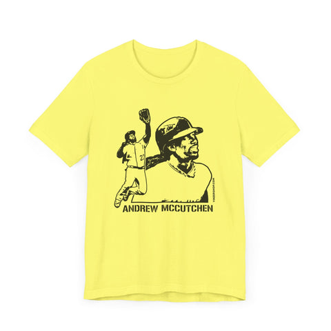Andrew McCutchen Legend T-Shirt - Unisex bella+canvas 3001 Short Sleeve Tee T-Shirt - YinzerShop