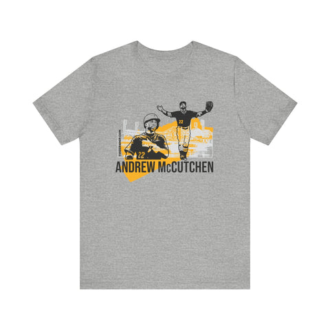 Andrew McCutchen Pittsburgh Headliner Series T-Shirt Short Sleeve Tee T-Shirt - YinzerShop