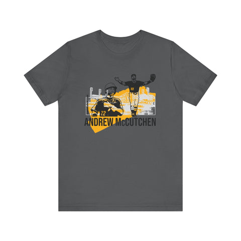 Andrew McCutchen Pittsburgh Headliner Series T-Shirt Short Sleeve Tee T-Shirt - YinzerShop