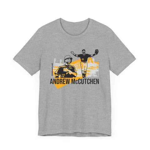 Andrew McCutchen Pittsburgh Headliner Series T-Shirt Short Sleeve Tee T-Shirt - YinzerShop