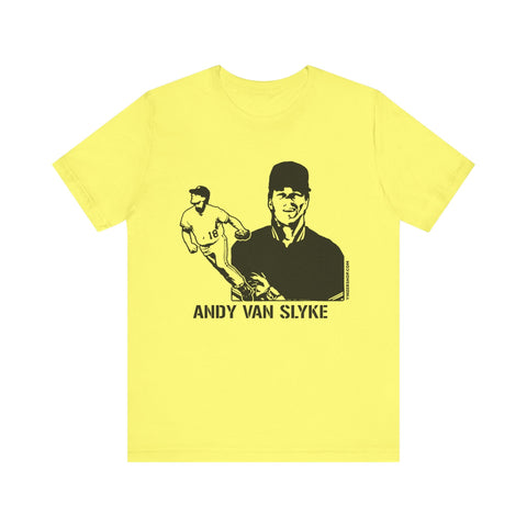 Andy Van Slyke Legend T-Shirt - Unisex bella+canvas 3001 Short Sleeve Tee T-Shirt - YinzerShop