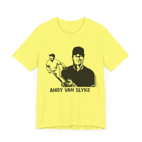 Andy Van Slyke Legend T-Shirt - Unisex bella+canvas 3001 Short Sleeve Tee T-Shirt - YinzerShop