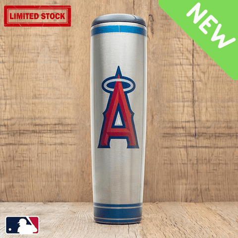 Los Angeles Angels Metal Dugout Mug | Stainless Steel Baseball Bat Mug MLB Teams - Metal Dugout Mug Dugout Mugs®   