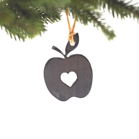Apple Heart Ornament