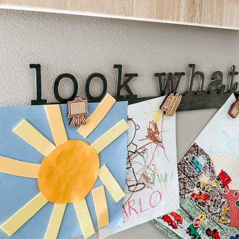 Magnetic Display Bar - Custom Name Sign Steel Magnetic Strip | Personalized Wall Decor