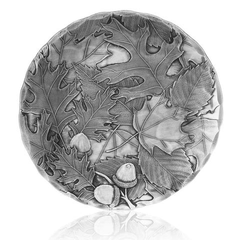 Autumn Aluminum Coaster - Wendell August Forge Handcrafted Metal Drink Coaster
