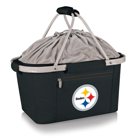 Pittsburgh Steelers - Metro Basket Collapsible Cooler Tote Cooler Picnic Time Family of Brands   