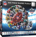 NFL - Helmet Drip Art 500 Piece Shaped Puzzle Puzzle Masterpieces Puzzles