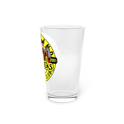 Cleveland Lumberjacks Pint Glass Early 90s  Vintage Ice Hockey   