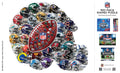 NFL - Helmet Drip Art 500 Piece Shaped Puzzle Puzzle Masterpieces Puzzles