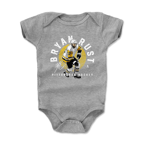 Baby Bodysuit Cotton - Bryan Rust Infant Onesie with Reinforced Neckline & Soft Fabric Kids Baby Onesie - YinzerShop