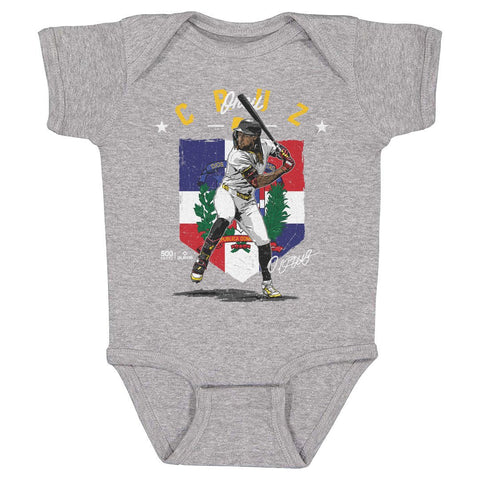 Baby Bodysuit Cotton - Oneil Cruz Pittsburgh Flag Onesie | Soft Infant Wear Kids Baby Onesie - YinzerShop