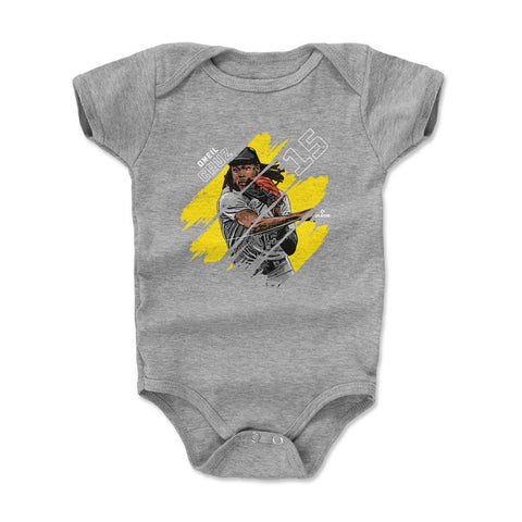 Baby Bodysuit Cotton - Oneil Cruz Pittsburgh Stripes Design | Soft Breathable Fabric Kids Baby Onesie - YinzerShop