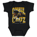 Baby Bodysuit Cotton - Oneil Cruz Pittsburgh Vintage Digital Print Midweight Kids Baby Onesie - YinzerShop