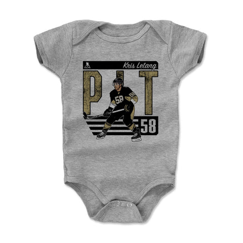 Baby Bodysuit Kris Letang City K - Combed Cotton Infant Onesie Comfortable Wear Kids Baby Onesie - YinzerShop