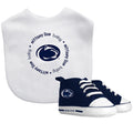 Baby Gift Set - Penn State Nittany Lions 2-Piece Infant Gift Set with Bib & Shoes Gift Sets - YinzerShop