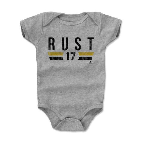 Baby Onesie Bryan Rust Font YK - Soft Cotton Infant Bodysuit, Digital Print Kids Baby Onesie - YinzerShop
