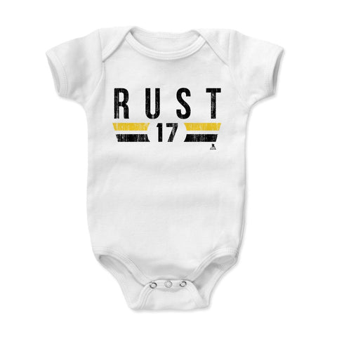 Baby Onesie Bryan Rust Font YK - Soft Cotton Infant Bodysuit, Digital Print Kids Baby Onesie - YinzerShop