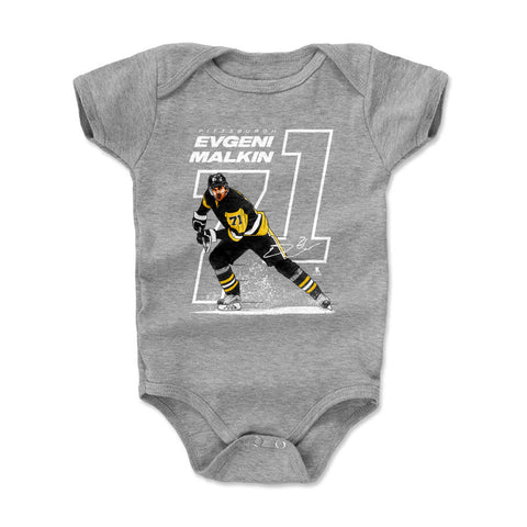 Baby Onesie Cotton Evgeni Malkin – Comfort Fit Bodysuit with Reinforced Neckline Kids Baby Onesie - YinzerShop