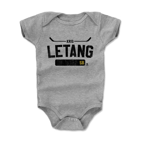Baby Onesie Kris Letang Athletic K – Soft Cotton Baby Bodysuit With Easy Change Design Kids Baby Onesie - YinzerShop