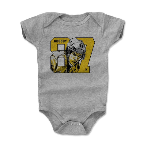 Baby Onesie Sidney Crosby - Soft Cotton Bodysuit With Reinforced Neck Opening Kids Baby Onesie - YinzerShop