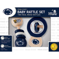 Baby Rattles 2-Pack | Penn State Nittany Lions Wooden Baby Toys for Motor Skill Development Baby Toys - YinzerShop