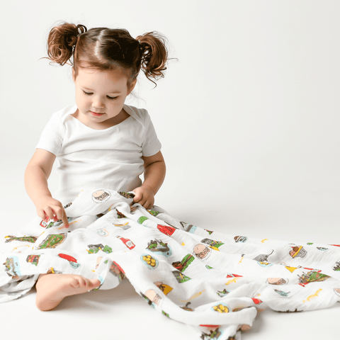 Baby Swaddle Blanket - Pittsburgh Muslin Swaddling Wrap & Convertible Burp Cloth Bib Set Swaddle Blanket - YinzerShop