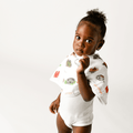 Baby Swaddle Blanket - Pittsburgh Muslin Swaddling Wrap & Convertible Burp Cloth Bib Set Swaddle Blanket - YinzerShop