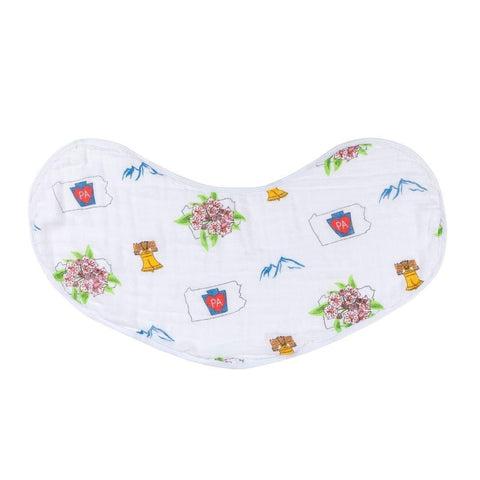 Baby Swaddle Gift Set – Muslin Swaddle Blanket & Convertible Burp Cloth Bib Combo Swaddle Blanket - YinzerShop