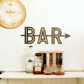 Bar Script Wall Decor – Stylish Wall Ornament | Home Bar Decor Sign Wall Decor - YinzerShop