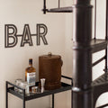 Bar Script Wall Decor – Stylish Wall Ornament | Home Bar Decor Sign Wall Decor - YinzerShop