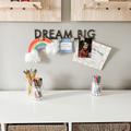 Bar Wall Decor - Magnetic Steel Wall Sign | Dream Big Photo Display Wall Decor - YinzerShop
