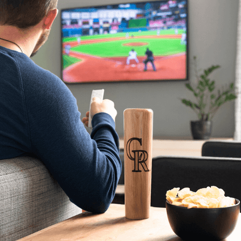 Colorado Rockies "CR" Dugout Mug® | Baseball Bat Mug MLB Teams - Dugout Mug Dugout Mugs®   