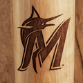 Miami Marlins "M" Dugout Mug® | Baseball Bat Mug MLB Teams - Dugout Mug Dugout Mugs®   