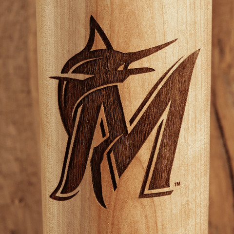 Miami Marlins "M" Dugout Mug® | Baseball Bat Mug MLB Teams - Dugout Mug Dugout Mugs®   