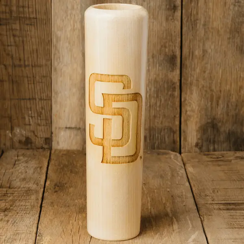 30 MLB Team Logo Dugout Mugs® - Bat Barrel Mug MLB Teams - Dropdown Dugout Mugs® San Diego Padres "SD" Dugout Mug  