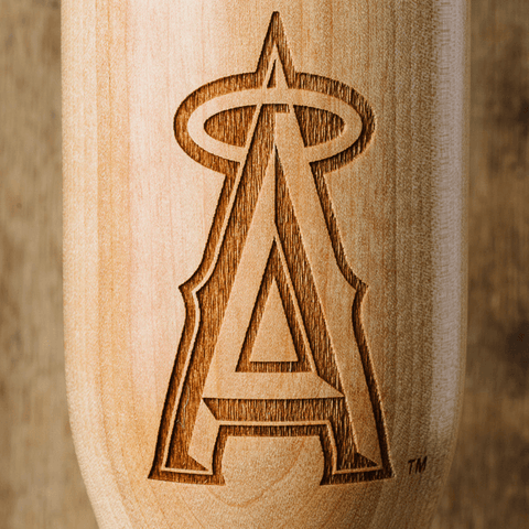 Los Angeles Angels Wined Up® | Baseball Bat Wine Mug MLB Teams - Wined Up Glass Dugout Mugs®   