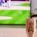 Los Angeles Angels Wined Up® | Baseball Bat Wine Mug MLB Teams - Wined Up Glass Dugout Mugs®   