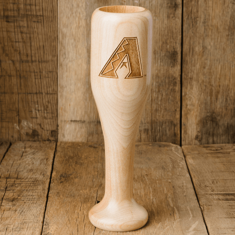 Arizona Diamondbacks "A" Wined Up® | Baseball Bat Wine Mug MLB Teams - Wined Up Glass Dugout Mugs®   