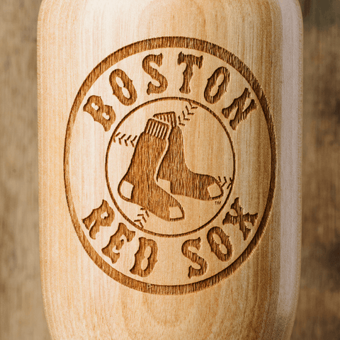 Boston Red Sox Wined Up® | Baseball Bat Wine Mug MLB Teams - Wined Up Glass Dugout Mugs®   