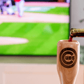 Chicago Cubs Wined Up® | Baseball Bat Wine Mug MLB Teams - Wined Up Glass Dugout Mugs®   